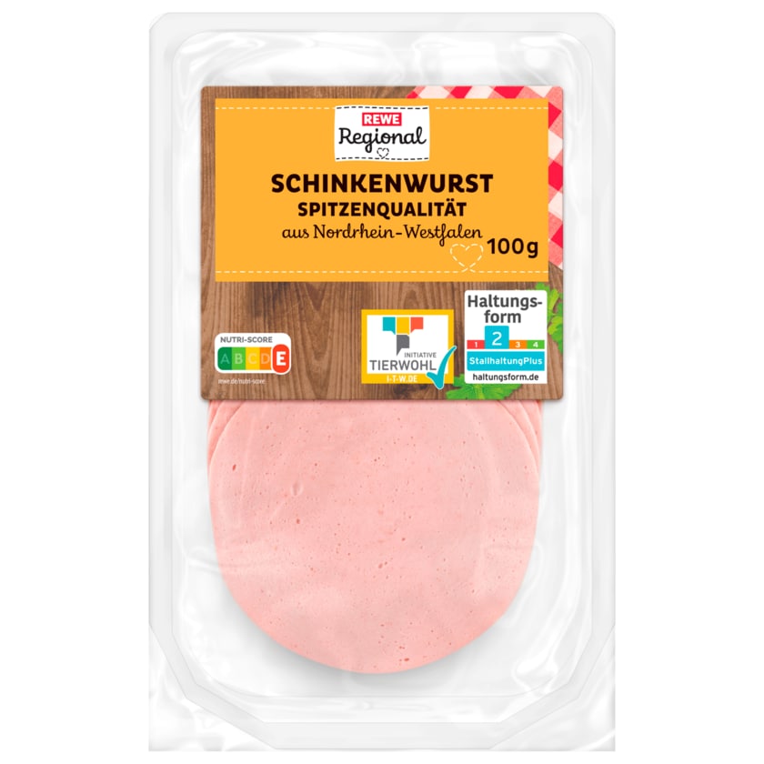REWE Regional Schinkenwurst 100g